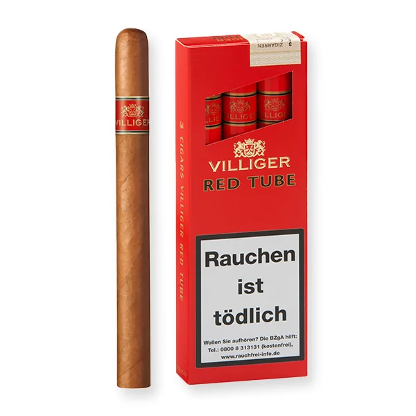 VILLIGER Red Tube Zigarren mit Vanille