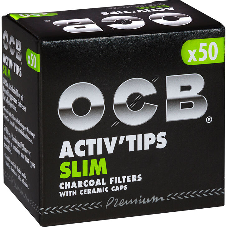 OCB Activ'Tips Slim 7 mm 50 Stück