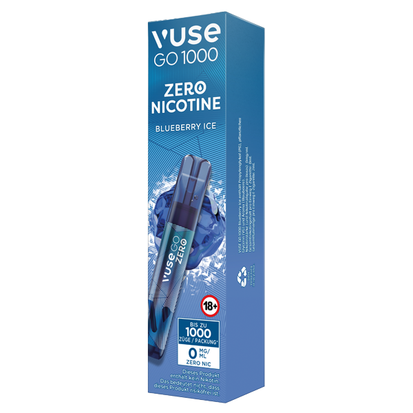 Vuse GO 1000 Blueberry Ice 0mg Einweg E-Zigarette