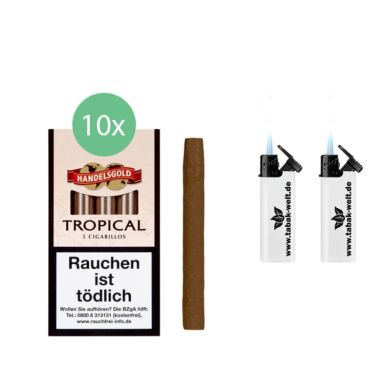 Handelsgold Sweet Zigarillos Tropical 10 x 5 Stück