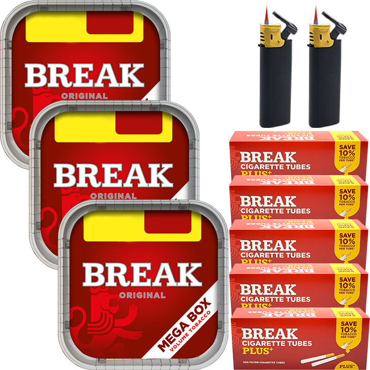 Break Original 3 x 150g mit 1000 Plus Hülsen