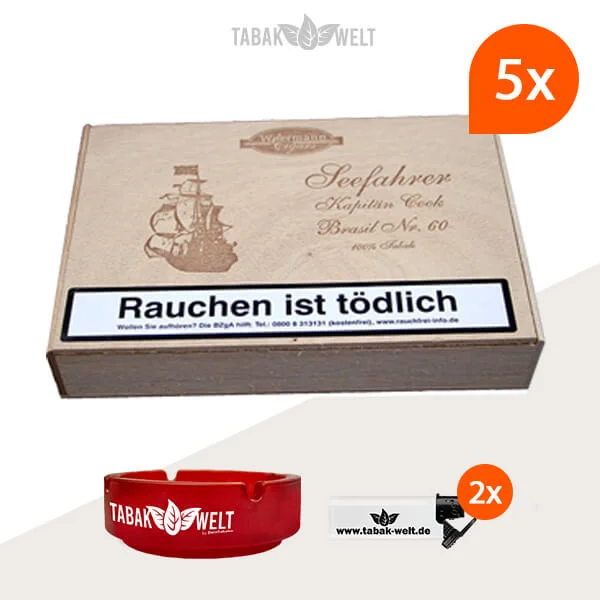 5x-woermann-cigars-seefahrer-zigarren-KAPITaN-COOK-brasil-NO.60 5x-woermann-cigars-seefahrer-zigarren-KAPITaN-COOK-brasil-NO.60