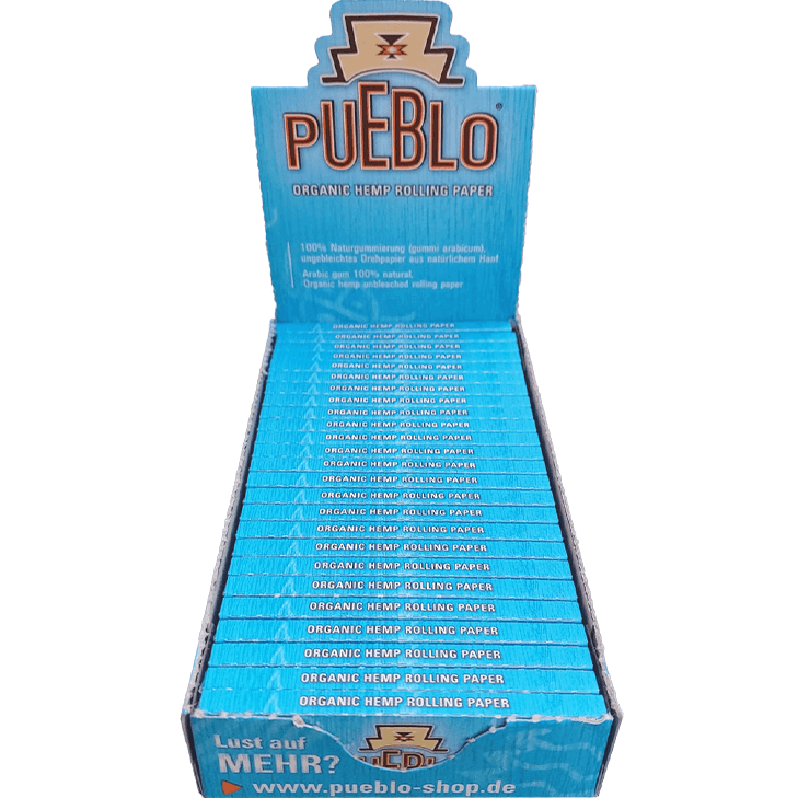 Pueblo Organic Hemp Rolling Paper 25 x 50 Blatt