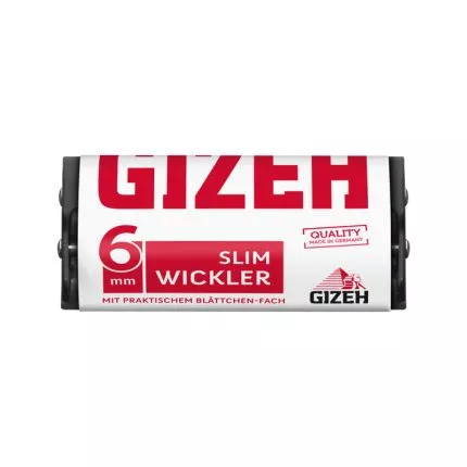 Gizeh Wickler Slim Schwarz Kunststoff