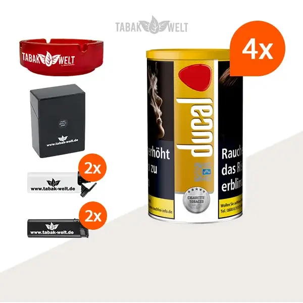 ducal-gold-feinschnitt-tabak-4x-dose-mit-etui-und-aschenbecher