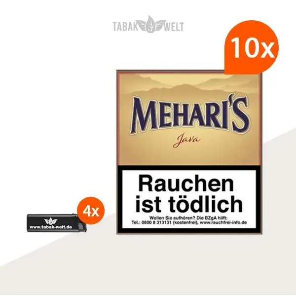 10X Mehari's Java mit Feuerzeuge 10X Mehari's Java mit Feuerzeuge