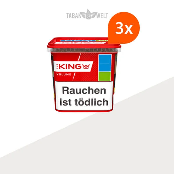 King Red Volumentabak 3x Mega-Box 