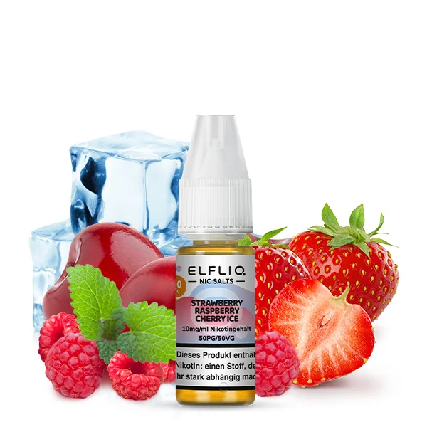 Elfbar Elfliq Liquid Strawberry Raspberry Cherry Ice 10mg/ml