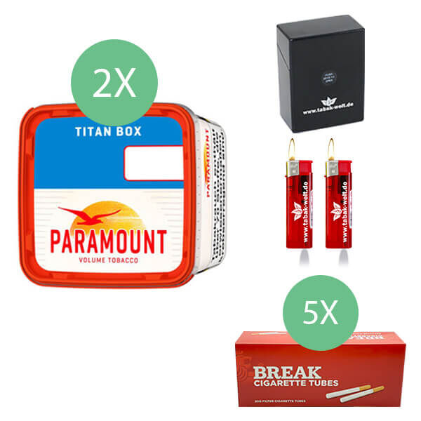 2 x Paramount Titan Box mit 1000 Break Hülsen