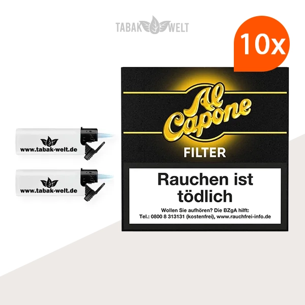 1x-stange-al-capone-zigarillos-mit-filter-und-feuerzeugen