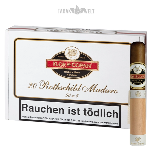Flor de Copan Linea Maduro Zigarren Rothschild Kiste Flor de Copan Linea Maduro Zigarren Rothschild Kiste