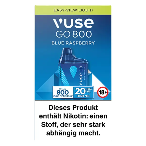 Vuse Go 800 blue raspberry in der 10 plus 4 Aktion