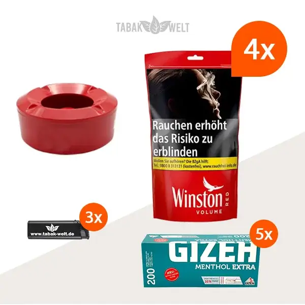 winston-red-volumentabak-4x-beutel-xl-mit-1000-menthol-extra-huelsen
