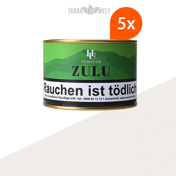 HU Tobacco Zulu Pfeifentabak 5 Dosen