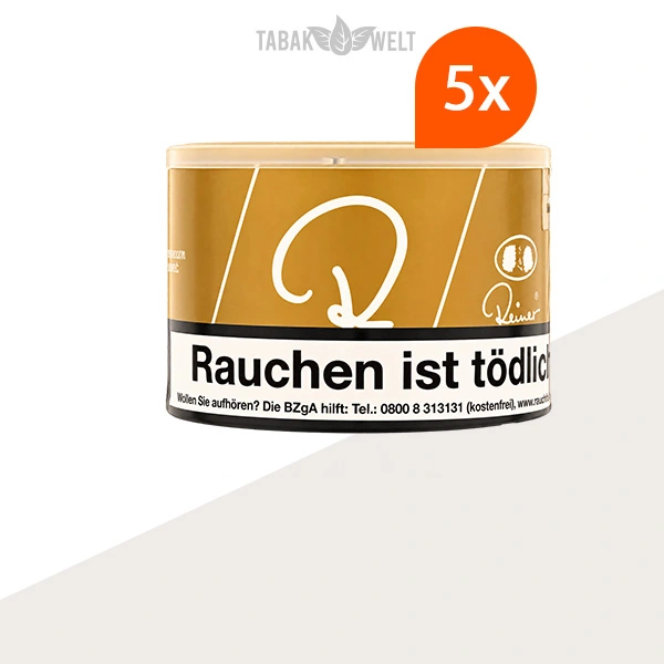 Reiner Golden Pfeifentabak 5x Dose