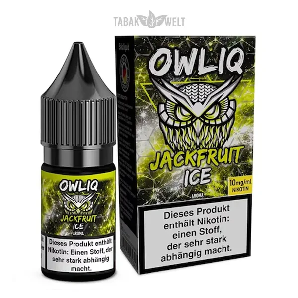 OWLIQ E-Liquid im Geschmack Jackfruit Ice mit 10mg Nikotin (10ml)