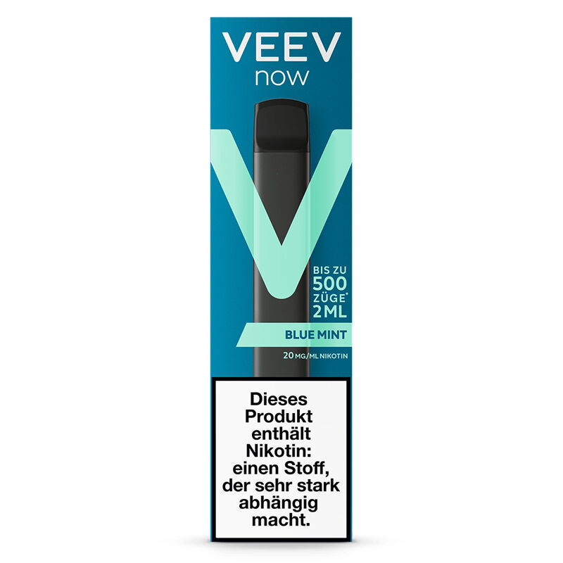 veev now blue mint vape frontal in 5+1 aktion