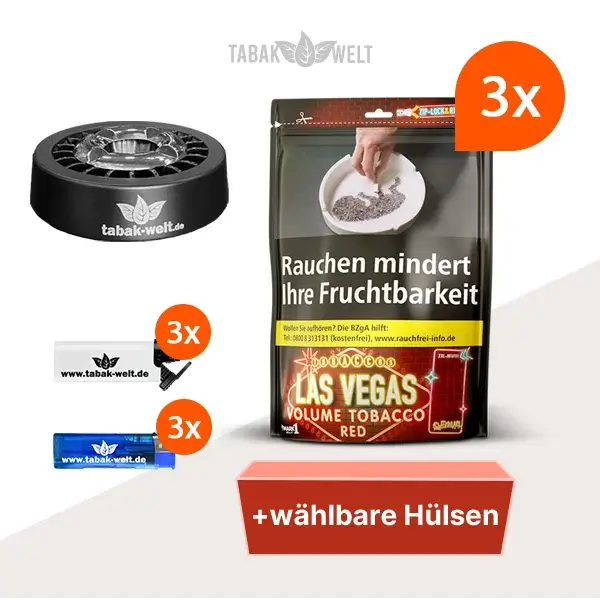 las-vegas-red-volumentabak-3x-beutel-mit-waehlbaren-huelsen
