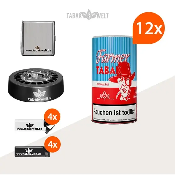 farmer-rot-pfeifentabak-12x-dose-mit-metall-etui