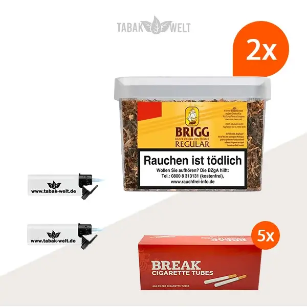 brigg-regular-pfeifentabak-2x-eimer-mit-1000-huelsen