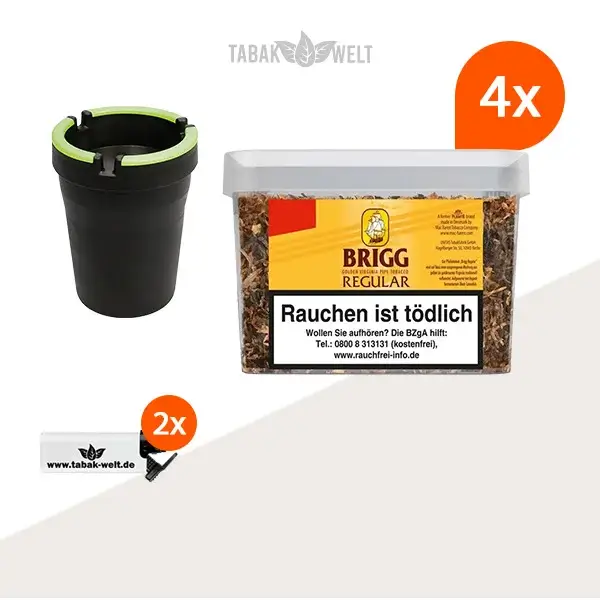 brigg-regular-pfeifentabak-4x-eimer-mit-aschenbecher