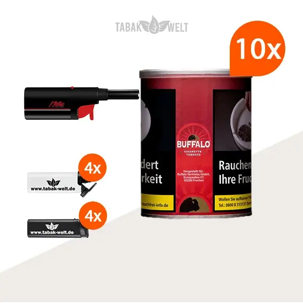 buffalo-red-feinschnitttabak-10x-dose-mit-stabfeuerzeug buffalo-red-feinschnitttabak-10x-dose-mit-stabfeuerzeug