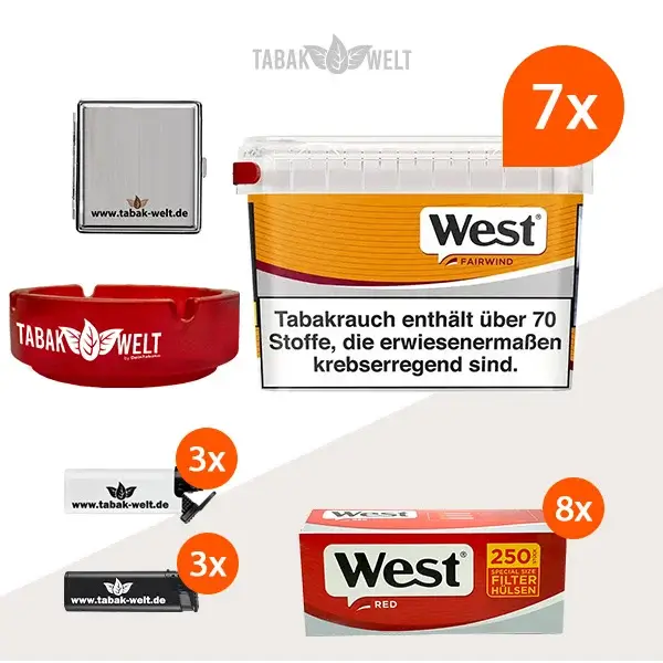 west-yellow-volumentabak-7x-mega-box-mit-2000-special-size-filterhuelsen