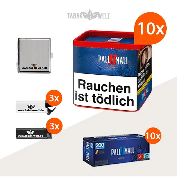 pall-mall-red-volumentabak-10x-dose-mit-2000-filterhuelsen-und-etui