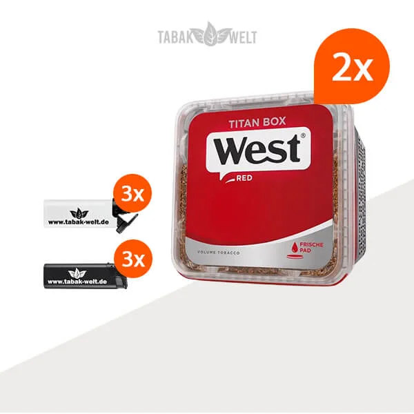 west-tabak-2-x-titan-box-mit-feuerzeugen