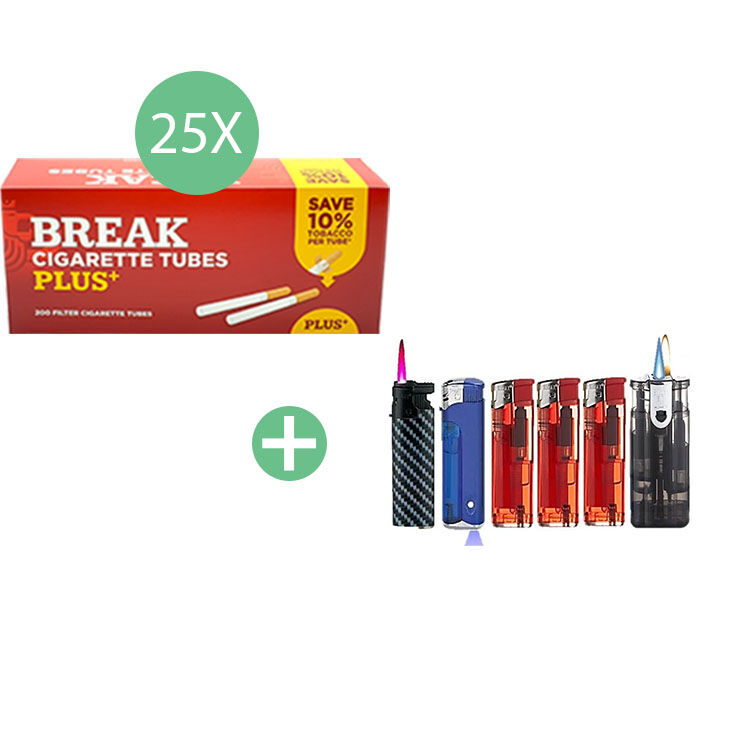 Break Xtra Plus Filterhülsen 25 x 200