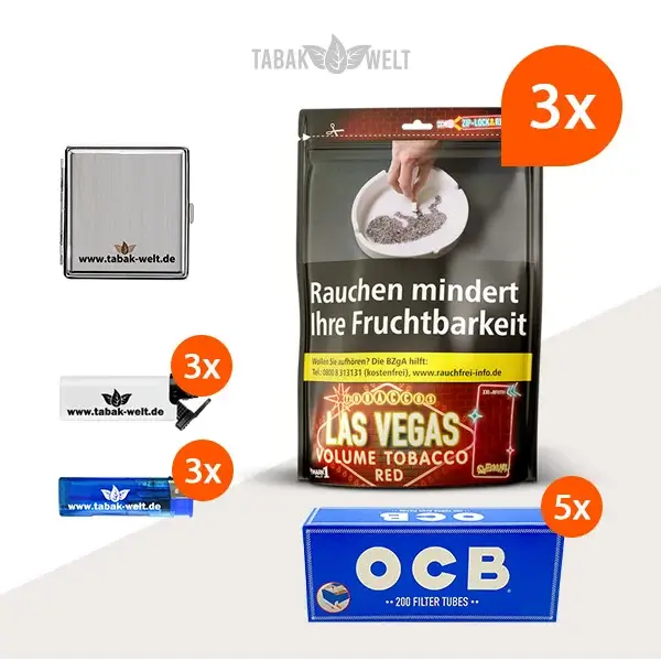 las-vegas-red-volumentabak-3x-beutel-mit-1000-huelsen-und-etui