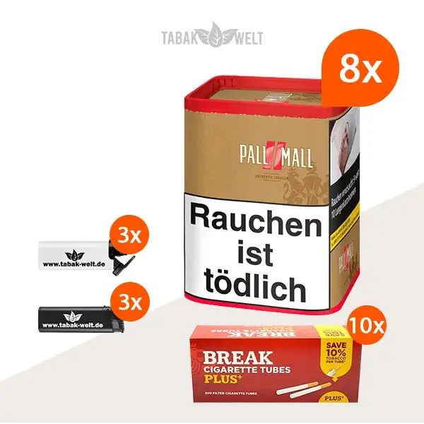 pall-mall-authentic-red-feinschnitt-tabak-8x-dose-mit-2000-plus-filterhuelsen