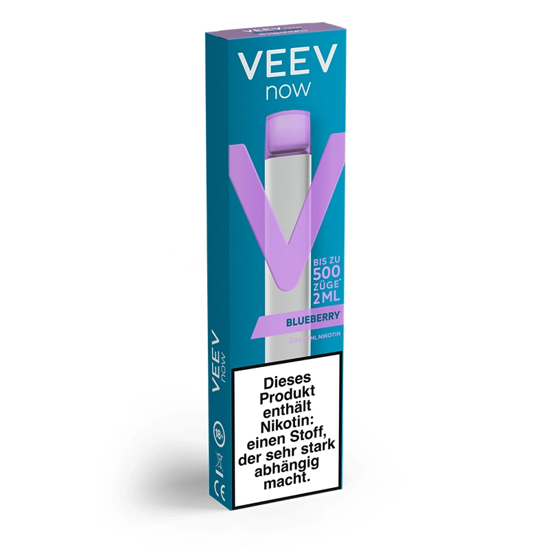 veev now blueberry vape seitlich