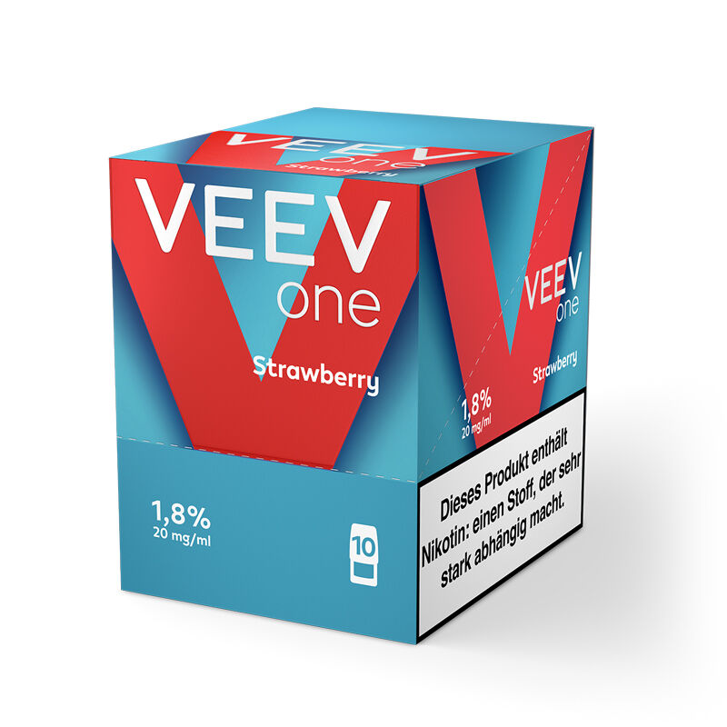 veev one pods strawberry multipack 10 pods karton