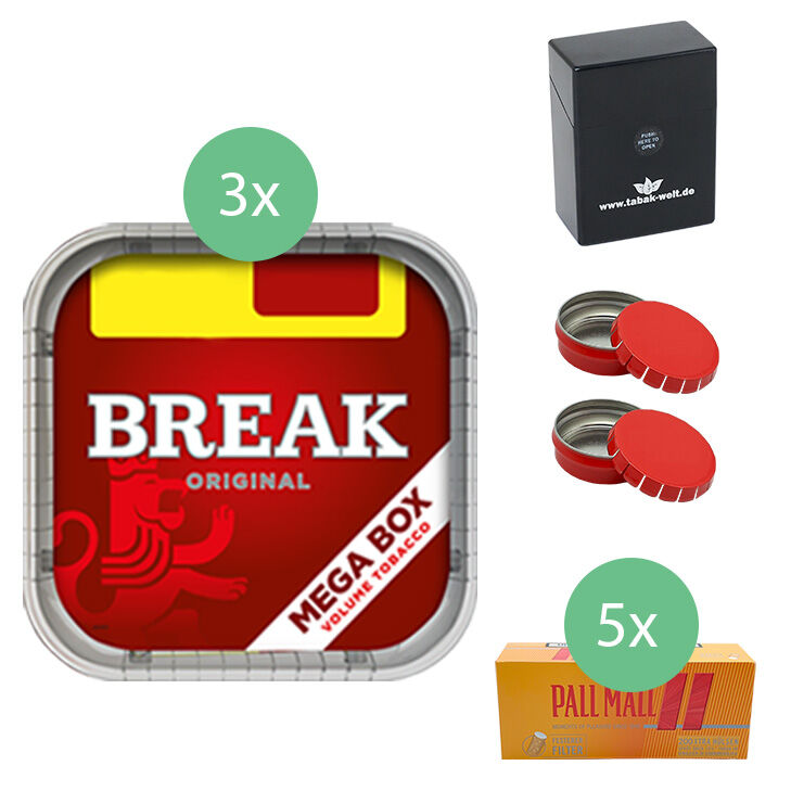 Break Original 3 x Mega Box mit 1000 Allround Xtra Filterhülsen