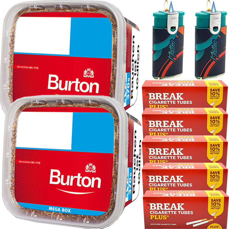 Burton 2 x 290g mit 1000 Plus Hülsen