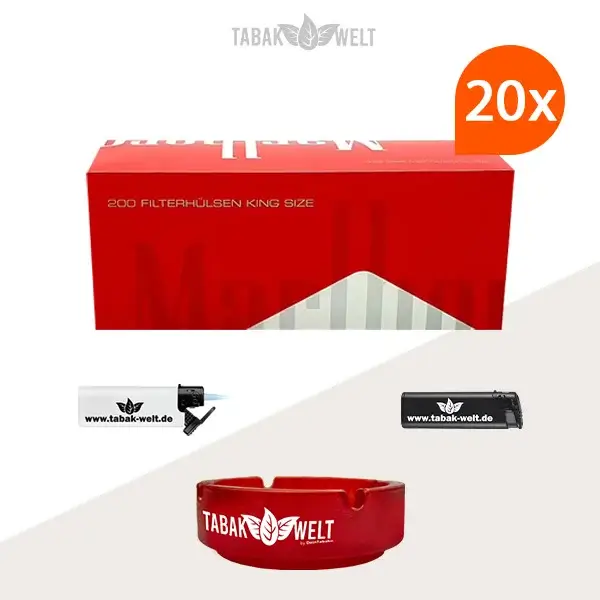 20x-marlboro-red-filterhuelsen-200er-4000-stueck-mit-aschenbecher