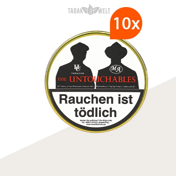 HU Tobacco The Untouchables Pfeifentabak – 10 Dosen