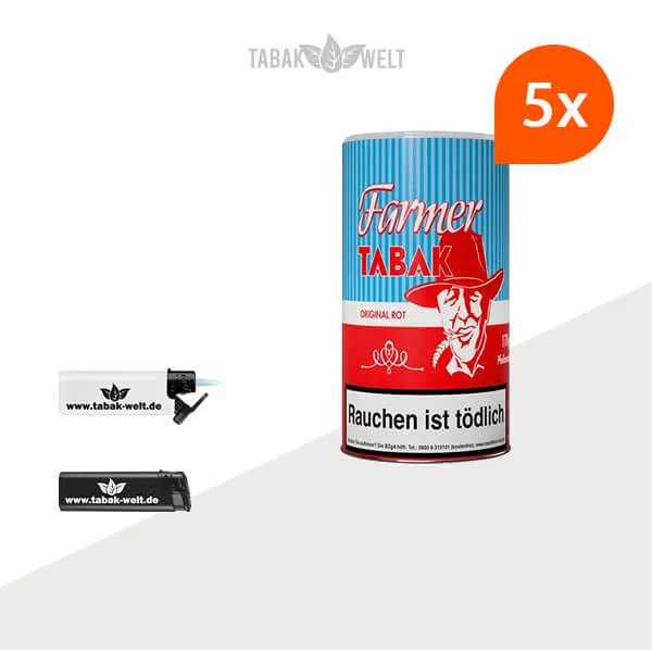 farmer-rot-pfeifentabak-5x-mit-feuerzeugen