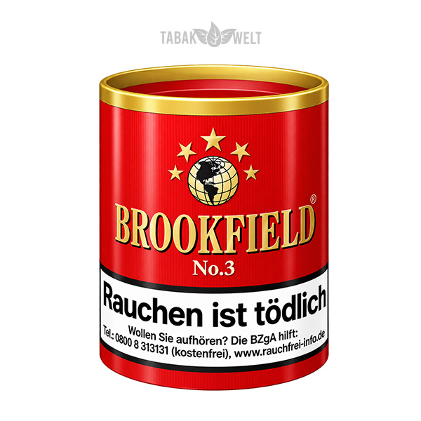 Brookfield No. 3 Pfeifentabak 200 g