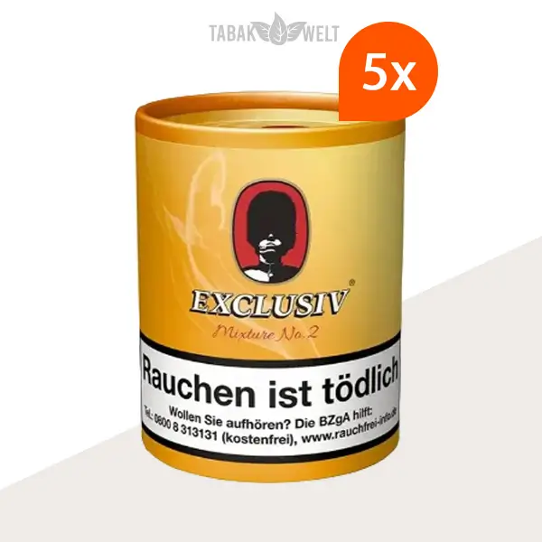 Exclusiv Mixture No. 2 Pfeifentabak Wild Mango – 5x Dose XL