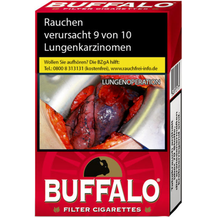 Buffalo Zigaretten Red 6,45 €