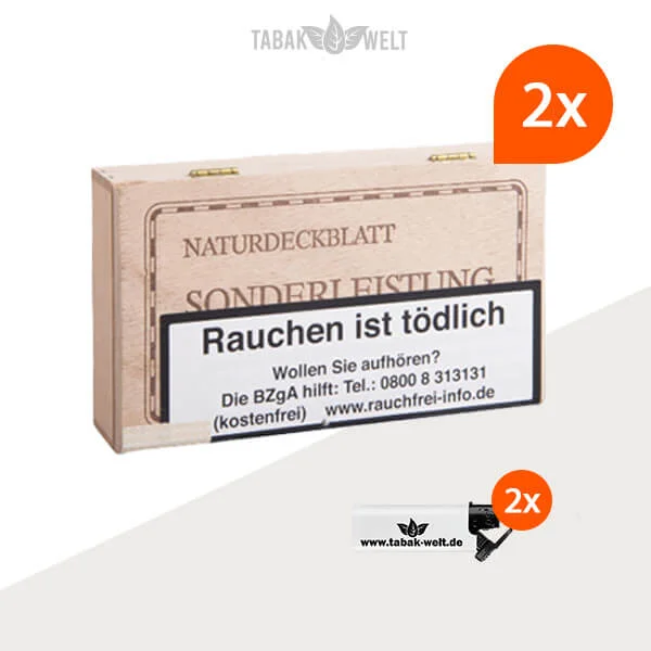 Sonderleistung Brasil Zigarillos 2x Holzkiste mit Naturdeckblatt 50er Sonderleistung Brasil Zigarillos 2x Holzkiste mit Naturdeckblatt 50er