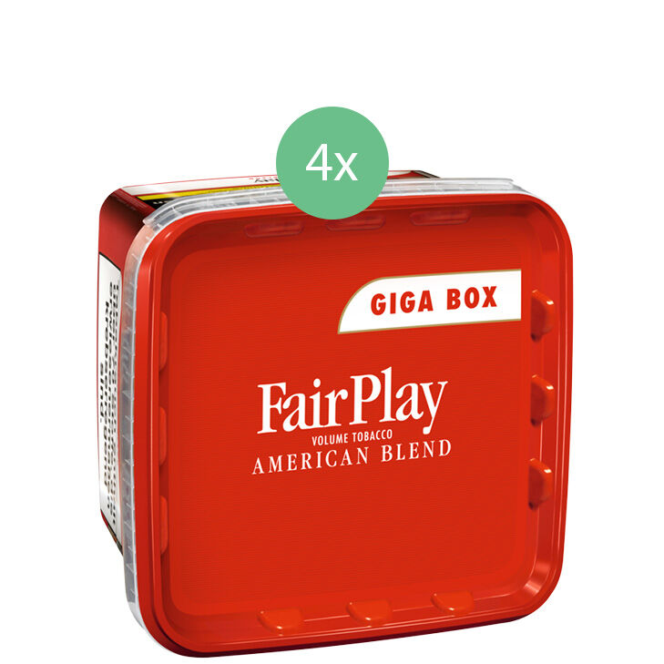 Fair Play Volumentabak 4 x Giga Box