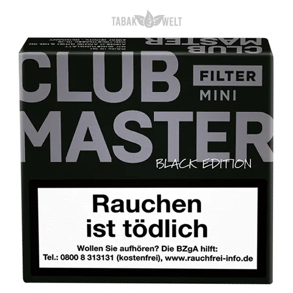 clubmaster-mini-filter-zigarillos-black-edition clubmaster-mini-filter-zigarillos-black-edition