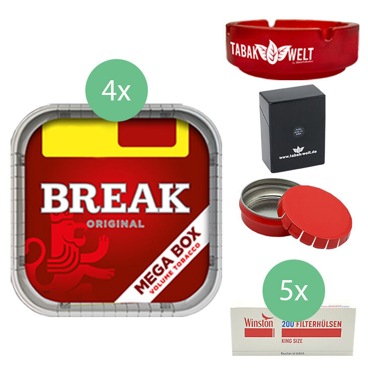 Break Original 4 x Mega Box mit 1000 Filterhülsen