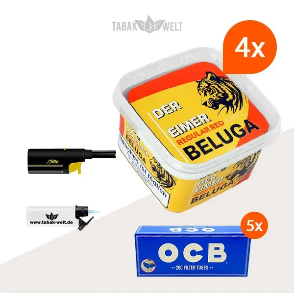 beluga-red-pfeifentabak-regular-4x-eimer-mit-1000-huelsen