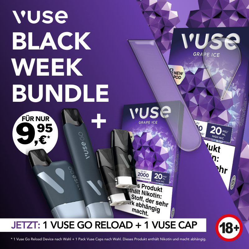 1x Vuse Go Reload Gert + 1x Pack Vuse Pods