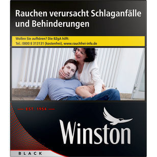 Winston Zigaretten Black 15,00 €