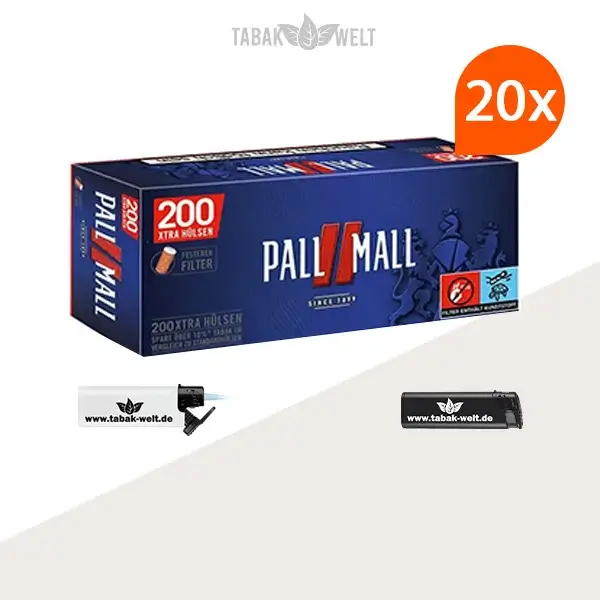 20x-pall-mall-red-xtra-filterhuelsen-200er-4000-stueck-feuerzeugen